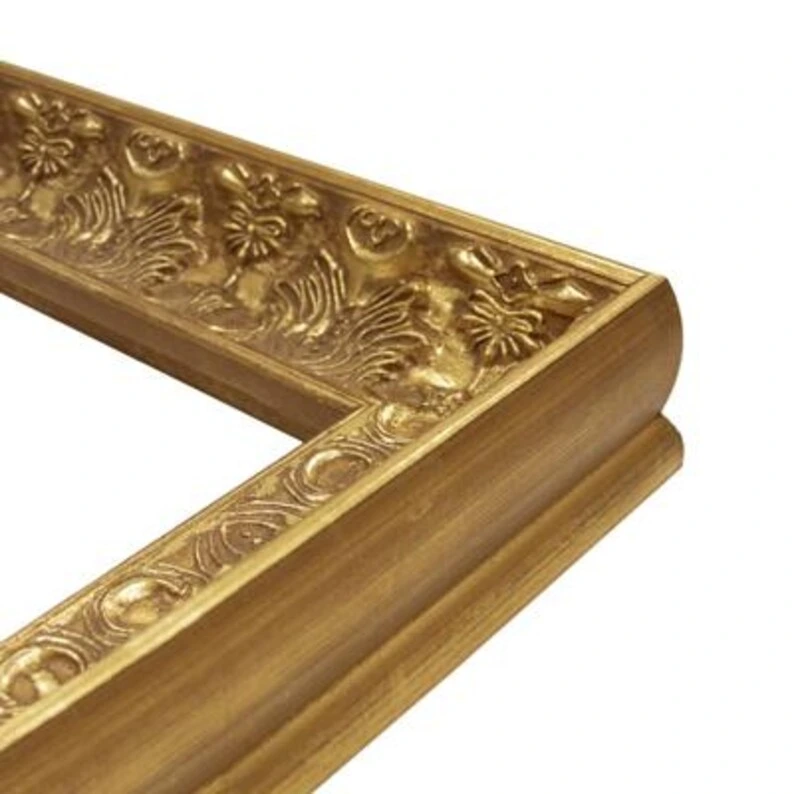 Flora Custom TV Frame: Ornate Gold or Silver Decorative Surround - Image 7