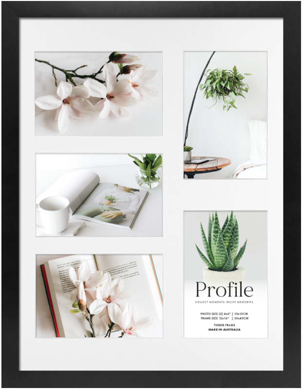 Decorator Black Gallery Collage Photo Frames - Image 9