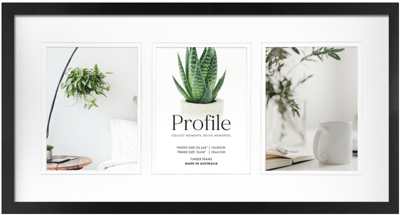 Decorator Black Gallery Collage Photo Frames - Image 7