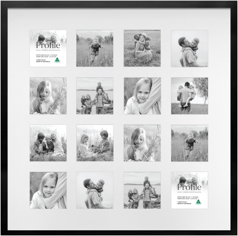Decorator Black Gallery Collage Photo Frames - Image 4