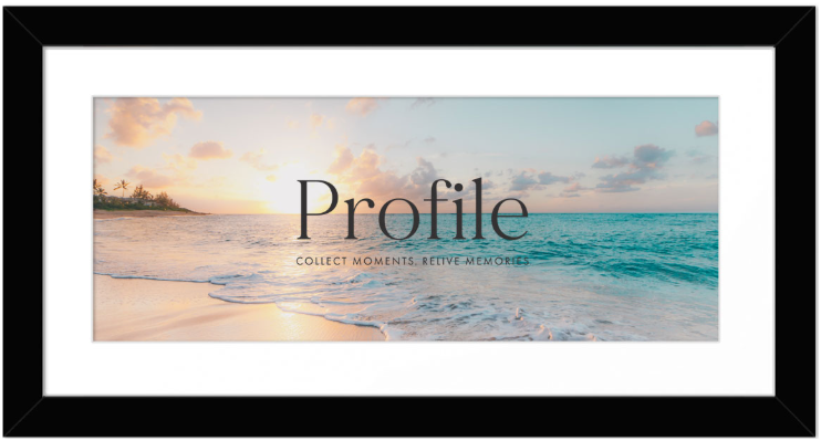 Decorator Black Panoramic Photo Frames - Image 2
