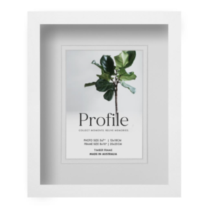 Brighton White Shadow Box Timber Photo Frames
