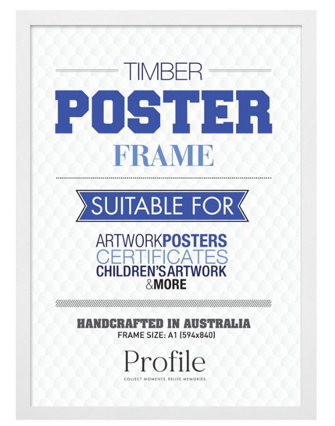 Classic White Timber Poster Picture Frames - Image 6