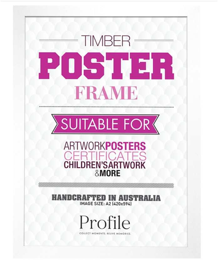 Classic White Timber Poster Picture Frames - Image 5