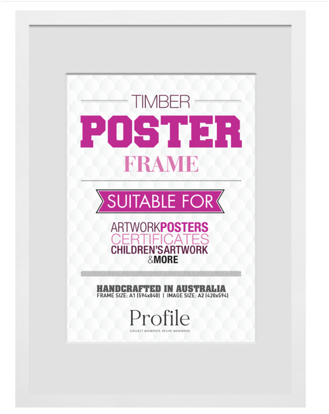 Classic White Timber Poster Picture Frames - Image 4