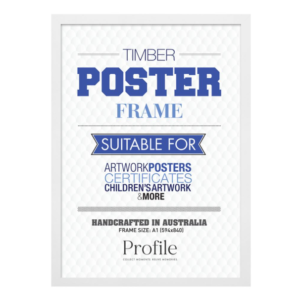 Classic White Timber Poster Picture Frames