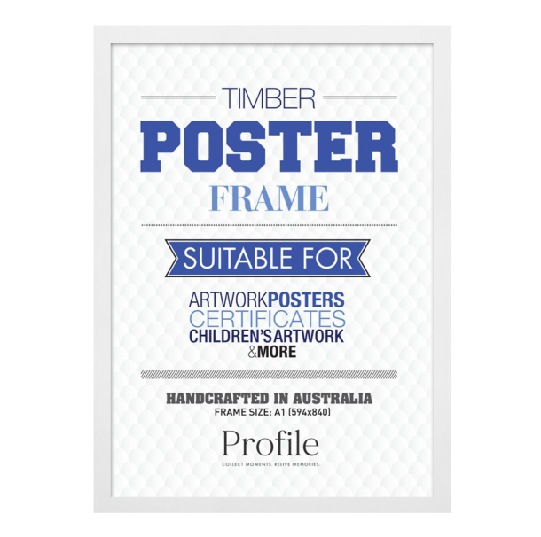 Classic White Timber Poster Picture Frames