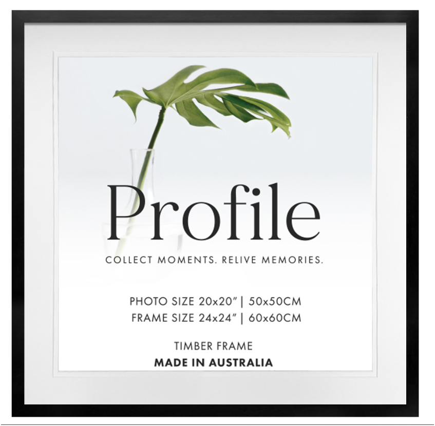 Decorator Deluxe Black Timber Square Frames - Image 2