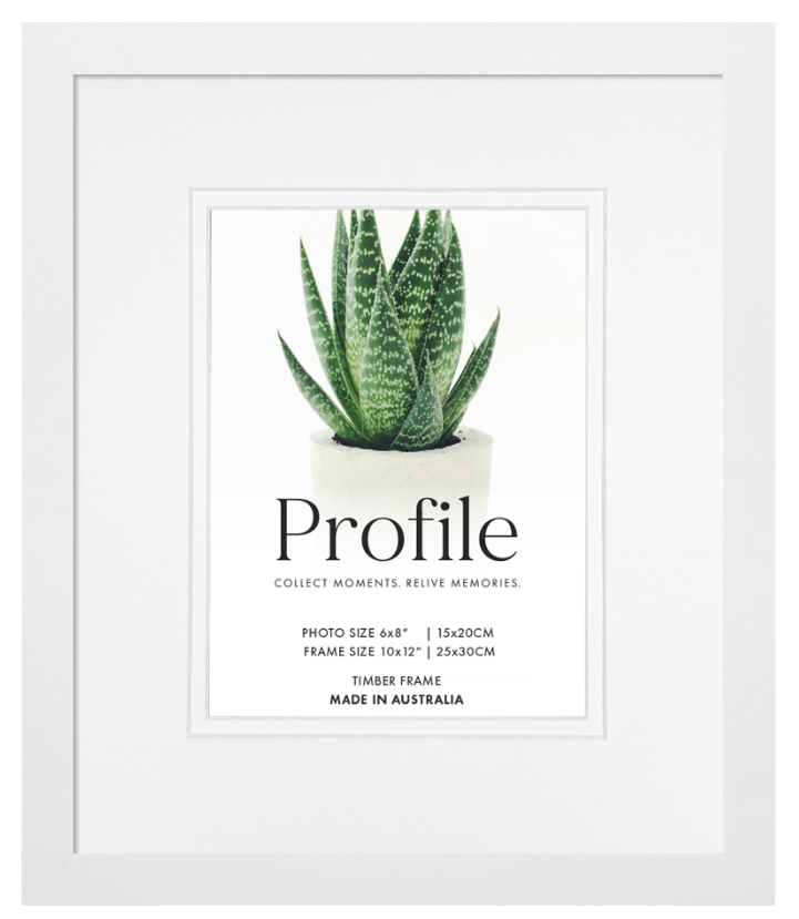 Decorator Deluxe White Photo Frames - Image 6