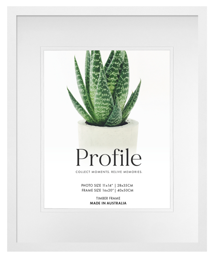 Decorator Deluxe White Photo Frames - Image 3