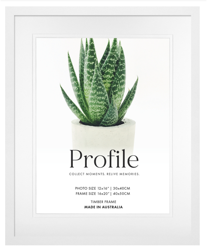 Decorator Deluxe White Photo Frames - Image 2
