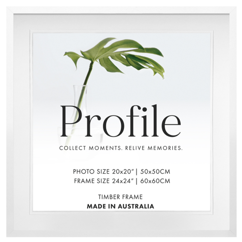 Decorator Deluxe White Timber Square Frames - Image 3