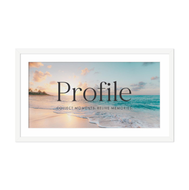 Decorator White Panoramic Photo Frames