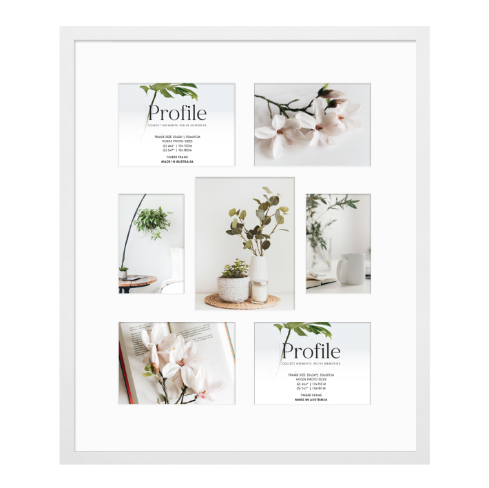 Decorator White Gallery Collage Photo Frames - Image 11