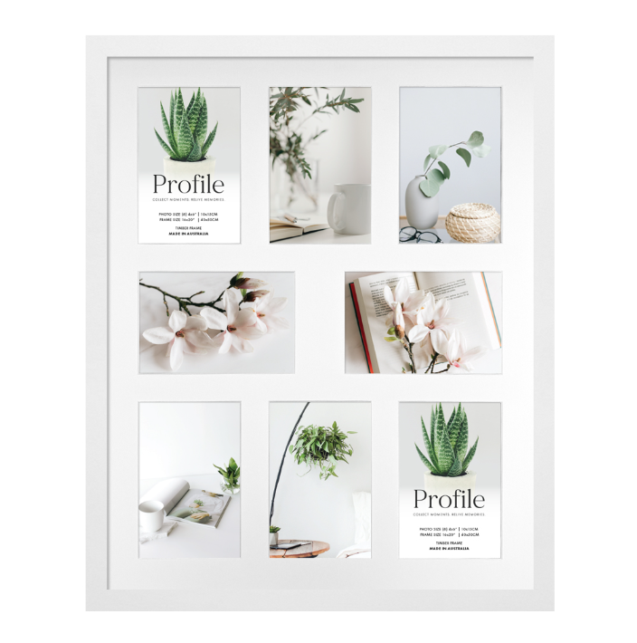 Decorator White Gallery Collage Photo Frames - Image 7