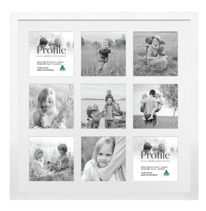 Decorator White Gallery Collage Photo Frames - Image 6