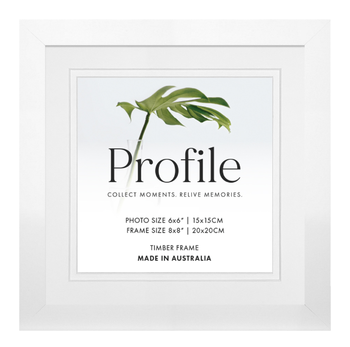 Elegant Deluxe White Square Photo Frames - Image 6