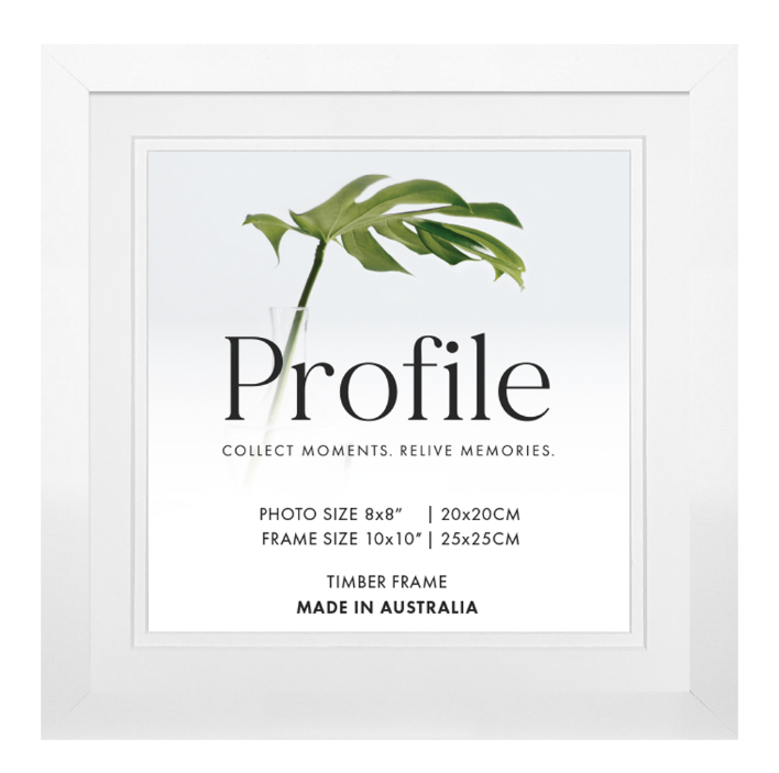 Elegant Deluxe White Square Photo Frames - Image 5
