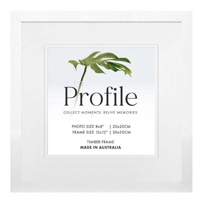 Elegant Deluxe White Square Photo Frames - Image 4