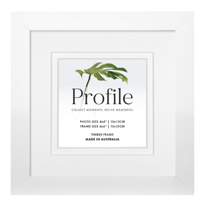 Elegant Deluxe White Square Photo Frames - Image 3
