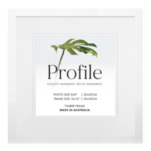 Elegant Deluxe White Square Photo Frames
