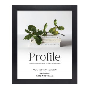 Elegant Black Timber Photo Frames