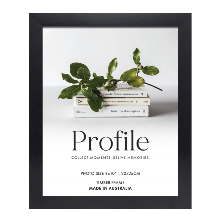 Elegant Black Timber Photo Frames