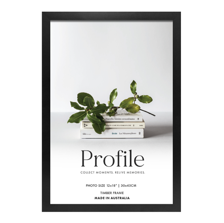Elegant Black Timber Photo Frames - Image 2