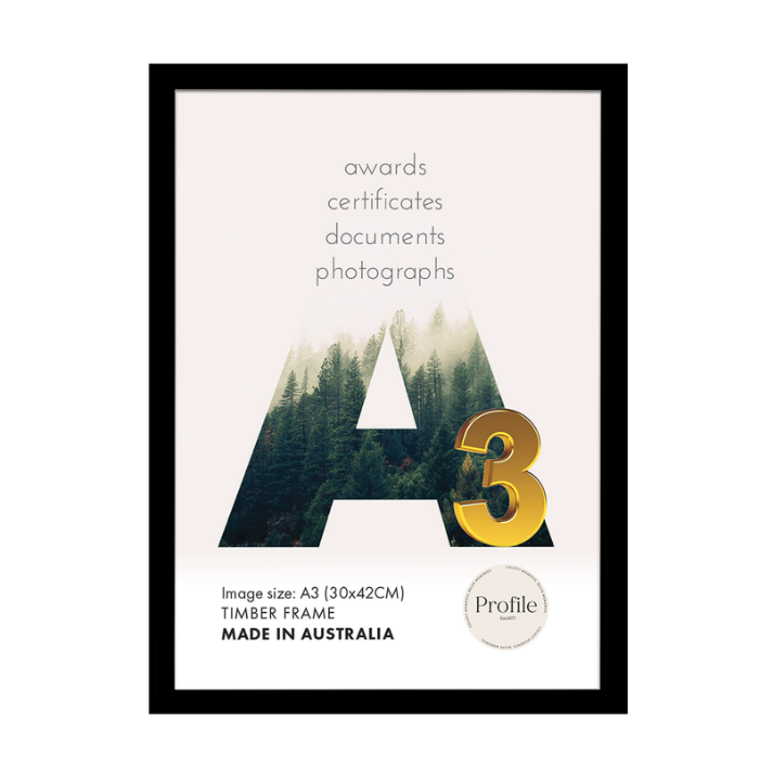 Elegant Black Certificate Picture Frames