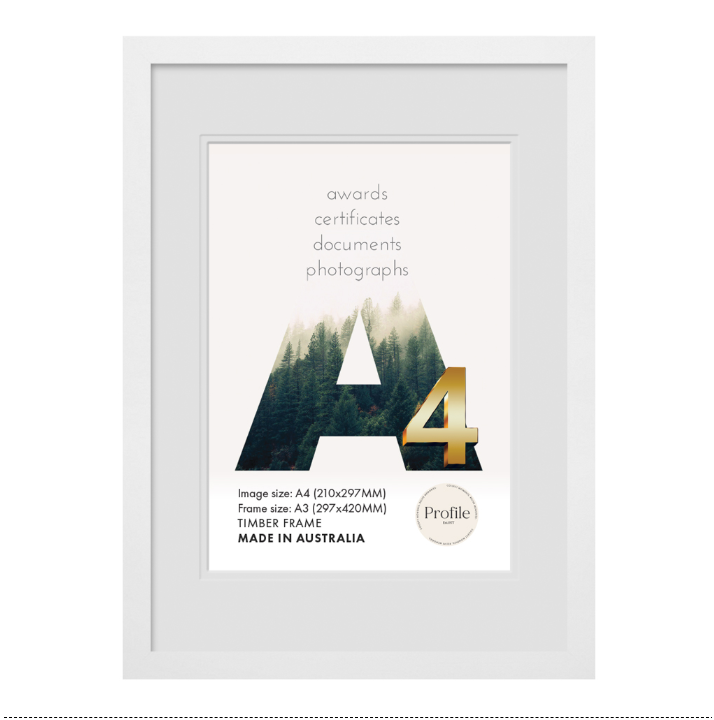 Elegant White Certificate Picture Frames - Image 2