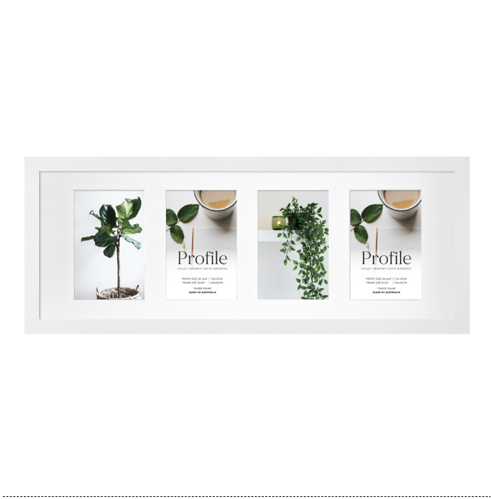 Elegant White Gallery Collage Photo Frames - Image 2