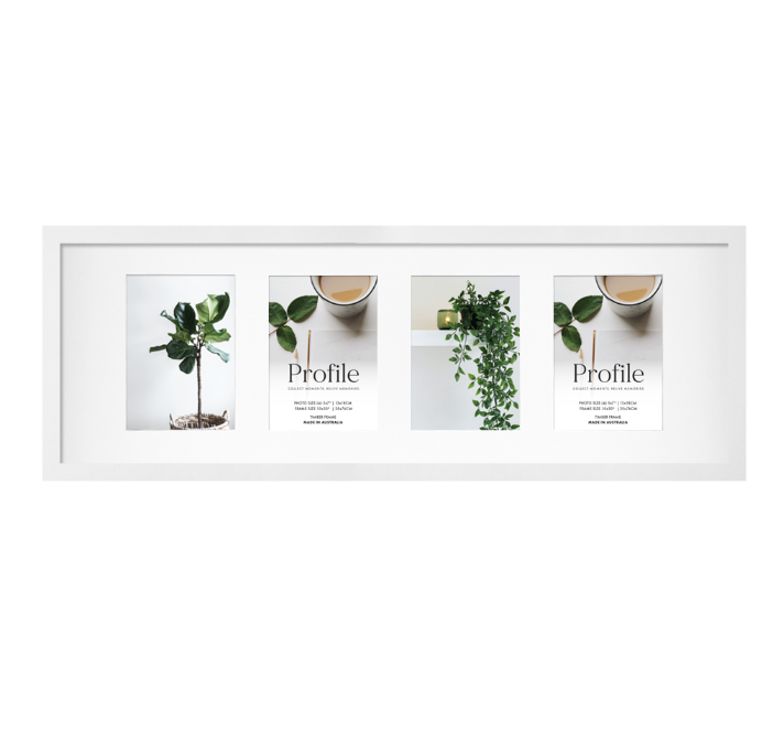 Elegant White Gallery Collage Photo Frames - Image 3