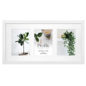 Elegant White Gallery Collage Photo Frames