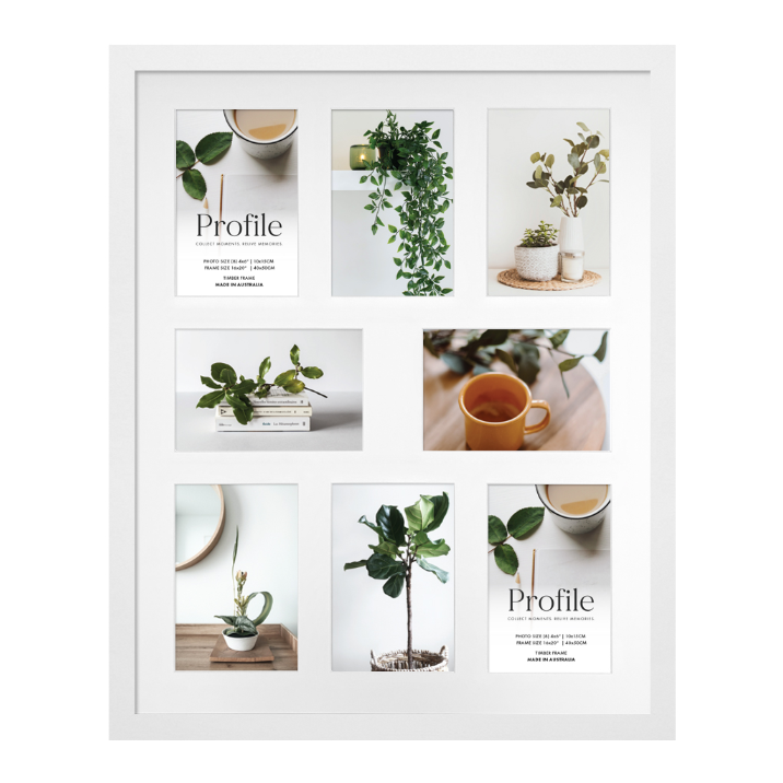 Elegant White Gallery Collage Photo Frames - Image 5