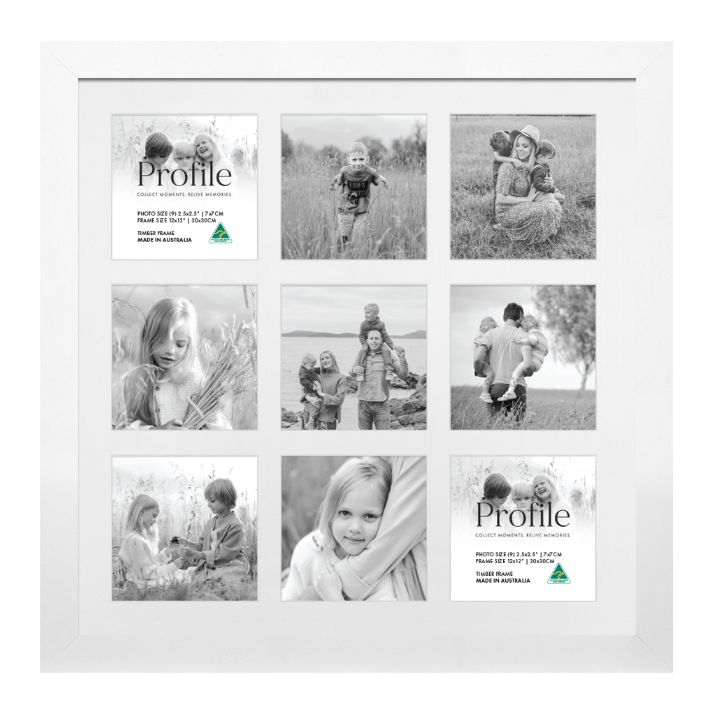 Elegant White Gallery Collage Photo Frames - Image 6