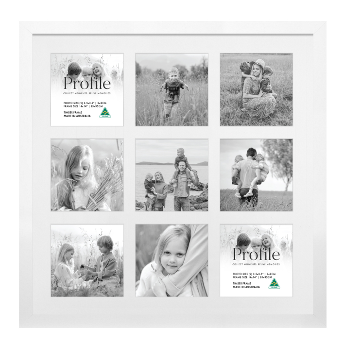 Elegant White Gallery Collage Photo Frames - Image 7