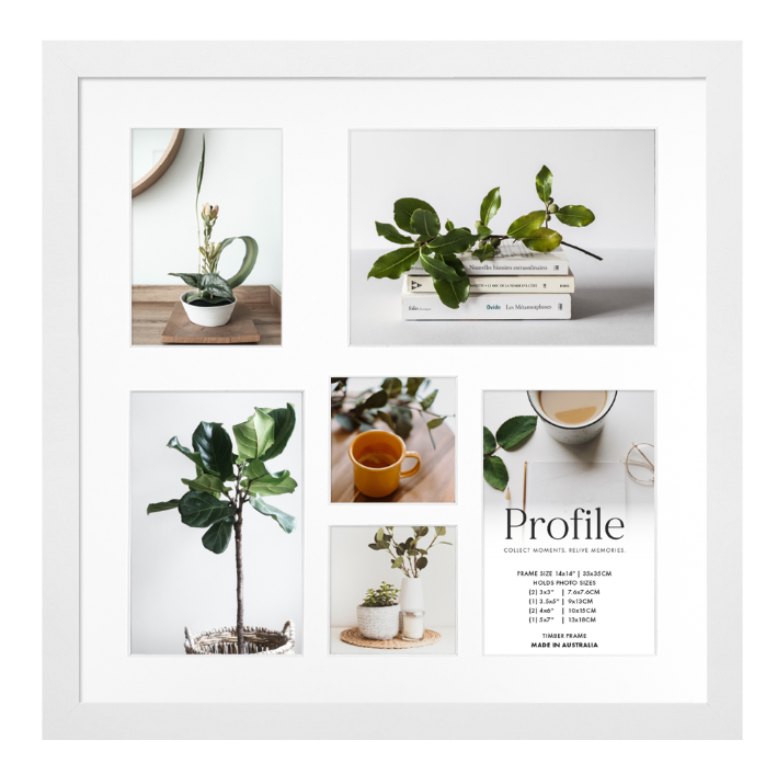 Elegant White Gallery Collage Photo Frames - Image 10