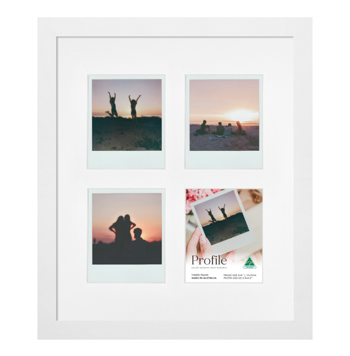 Elegant White Gallery Collage Photo Frames - Image 11