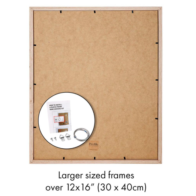 Elegant Natural Oak Gallery Collage Photo Frames - Image 6