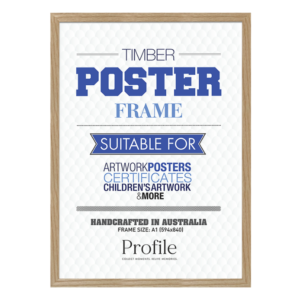 Classic Natural Oak Poster Frames