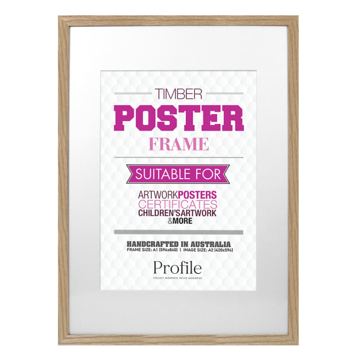 Classic Natural Oak Poster Frames - Image 2