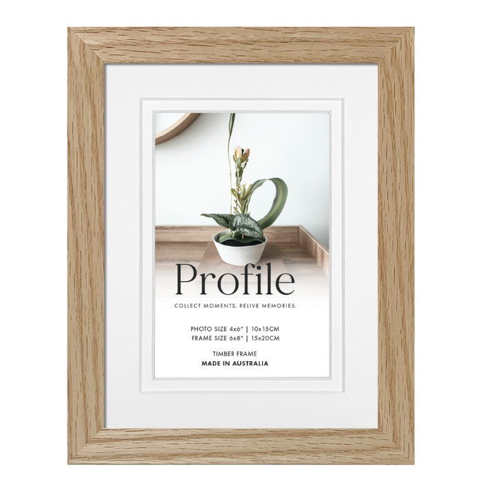Gallery Box Victorian Ash Natural Oak Timber Photo Frames - Image 4