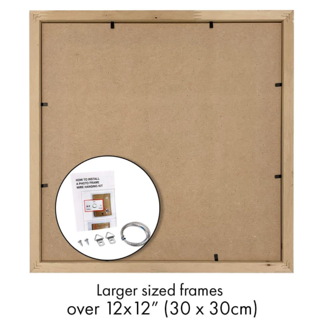 Gallery Box Victorian Ash Natural Oak Timber Photo Frames - Image 8