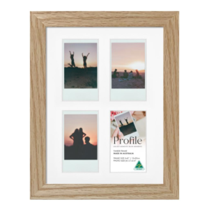 Elegant Natural Oak Gallery Collage Photo Frames