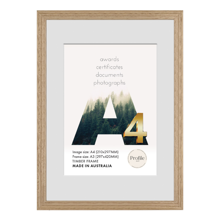 Elegant Deluxe Natural Oak Timber Photo Frames - Image 11