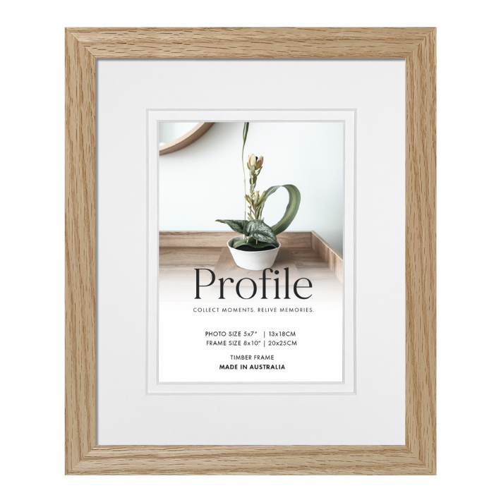 Elegant Deluxe Natural Oak Timber Photo Frames - Image 6