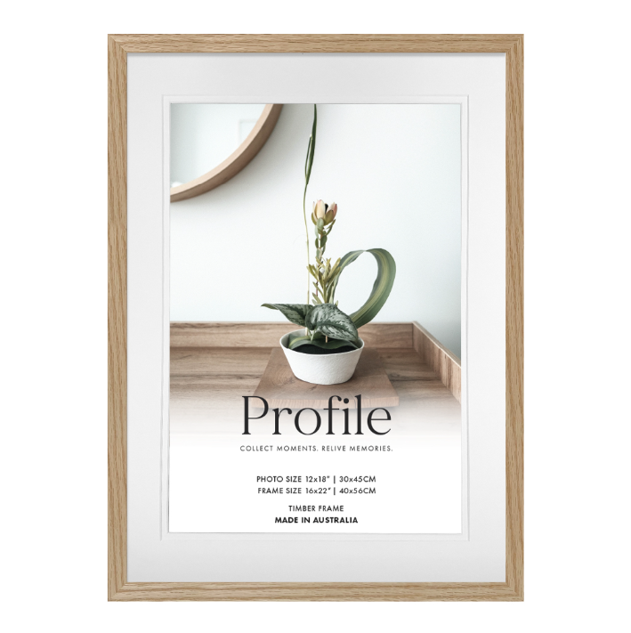 Elegant Deluxe Natural Oak Timber Photo Frames - Image 2