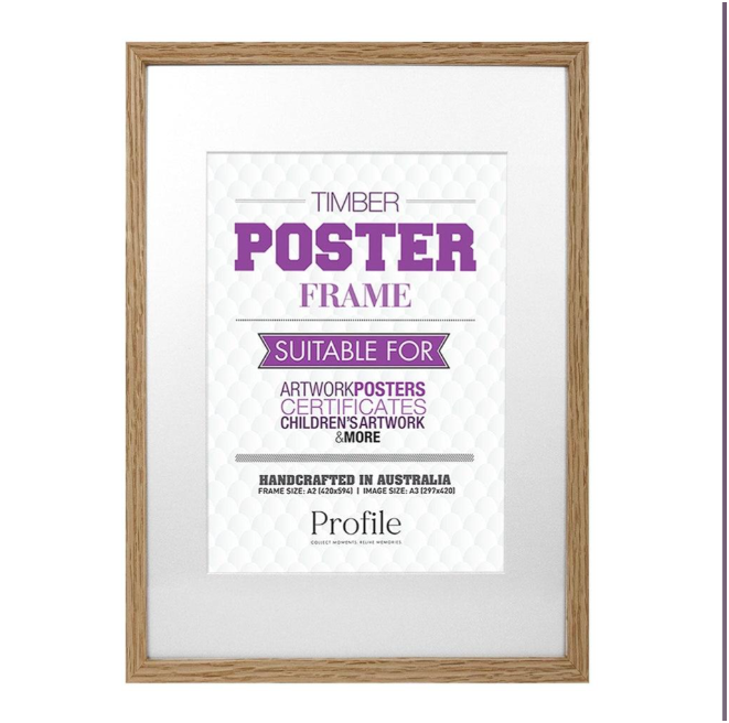 Decorator Natural Oak Poster Frames - Image 2