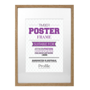Decorator Natural Oak Poster Frames