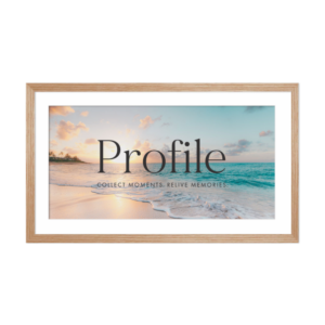 Decorator Natural Oak Panoramic Photo Frames